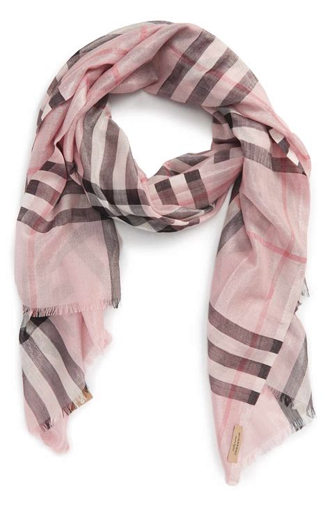 burberry metallic giant check skinny scarf|burberry skinny scarf sale.